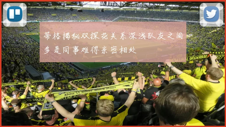 蒂格揭秘双探花关系深浅队友之间多是同事难得亲密相处